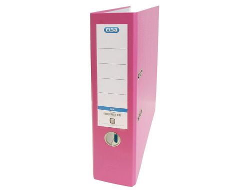 Pasta de alavanca elba cartao forrado pvc com rado top folio lombada 80 mm rosa , Elba , 155519 , 8427291014806